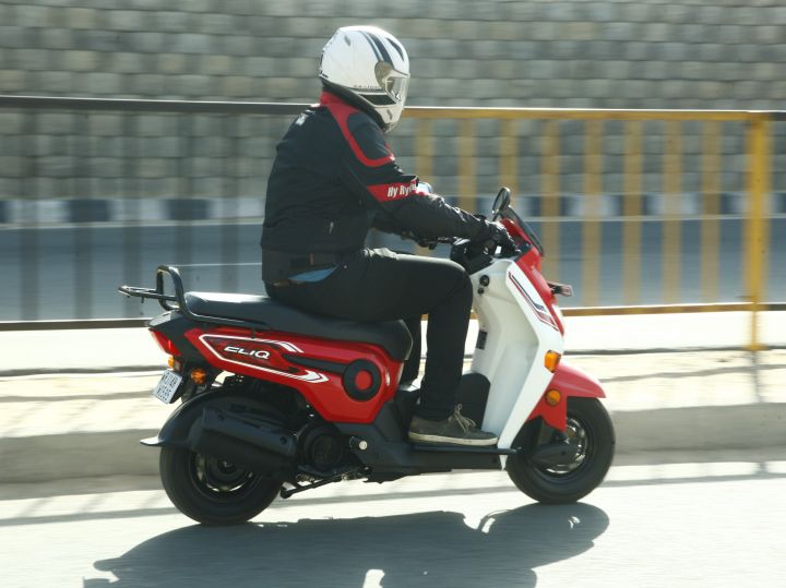 Honda Cliq scooter first ride