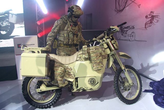 Kalashnikov Unveils Electric Motorcycle