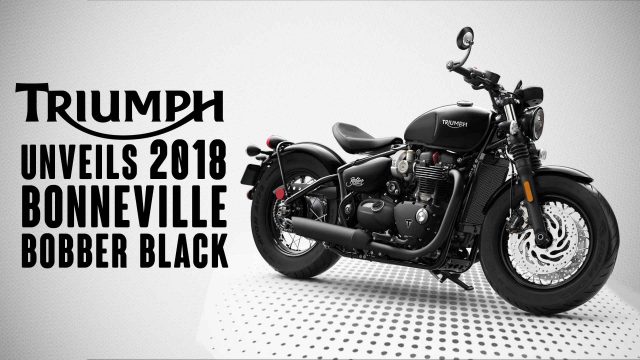 2018 Bonneville Bobber Black