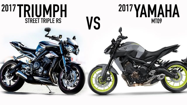 Yamaha MT-09 vs Triumph Street Triple RS