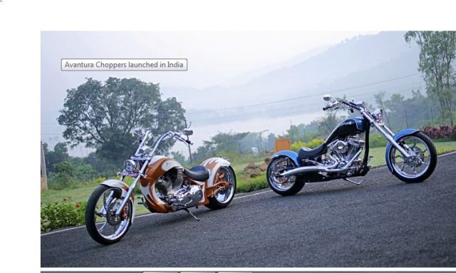 Avantura Choppers Launches