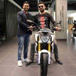 Yuvraj Singh with his BMW G310R (1)