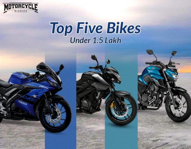 bikes under 1.5 lakh motorcyclediaries