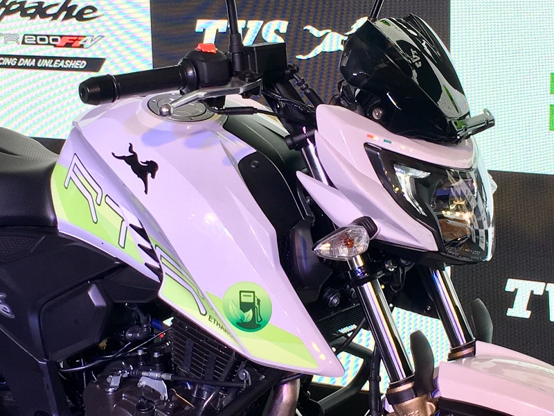 Tvs Apache 200 Ethanol Price In India At Rs 1 20 Lakh